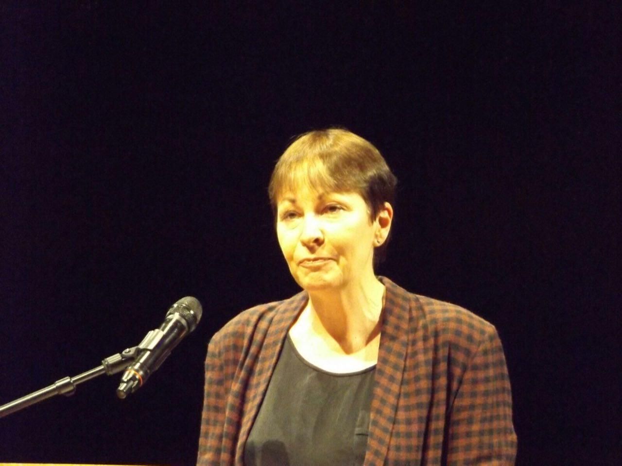 Carolina Lucas en el acto @DieM25