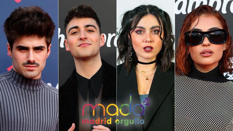 El Orgullo de Madrid se fija en las reivindicaciones de 'OT 2023' con Martin, Juanjo, Chiara y Violeta de pregoneros