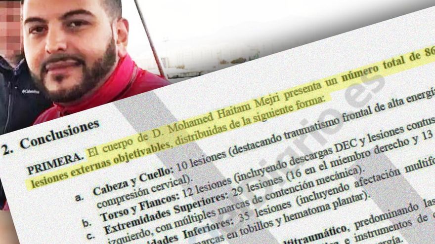Un informe pericial constata que el cadáver de Haitam tenía 86 lesiones tras la actuación policial en la que murió