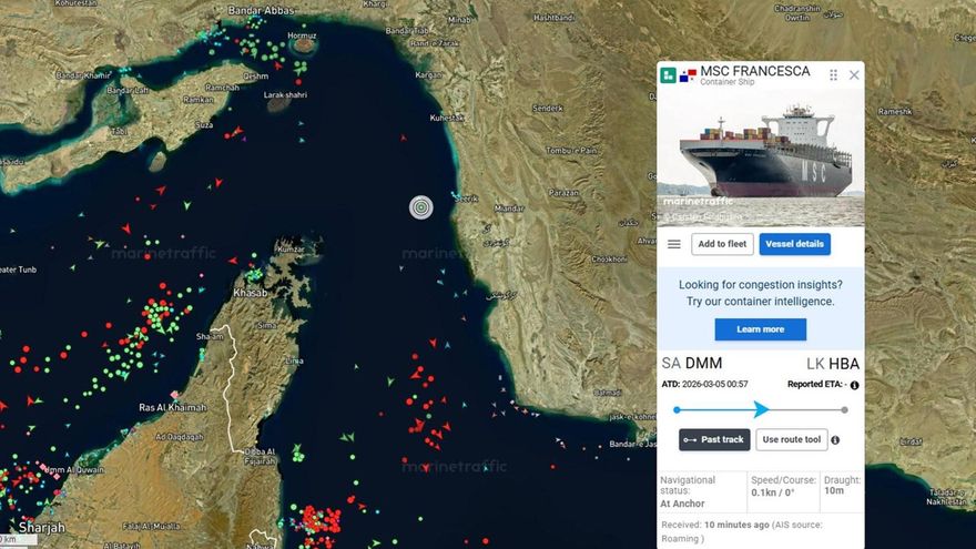 Irán afirma que capturó dos buques en Ormuz y reivindica un ataque contra un tercero