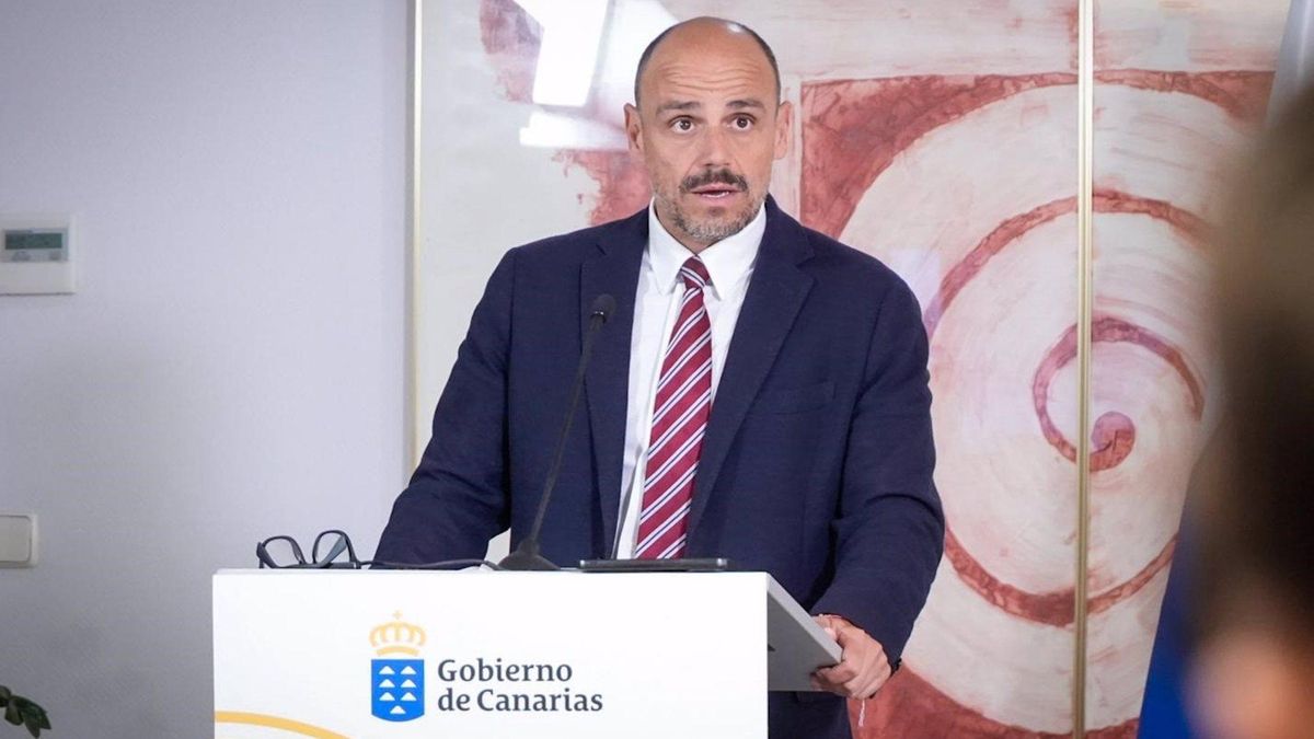 El portavoz del Gobierno de Canarias, Alfonso Cabello.