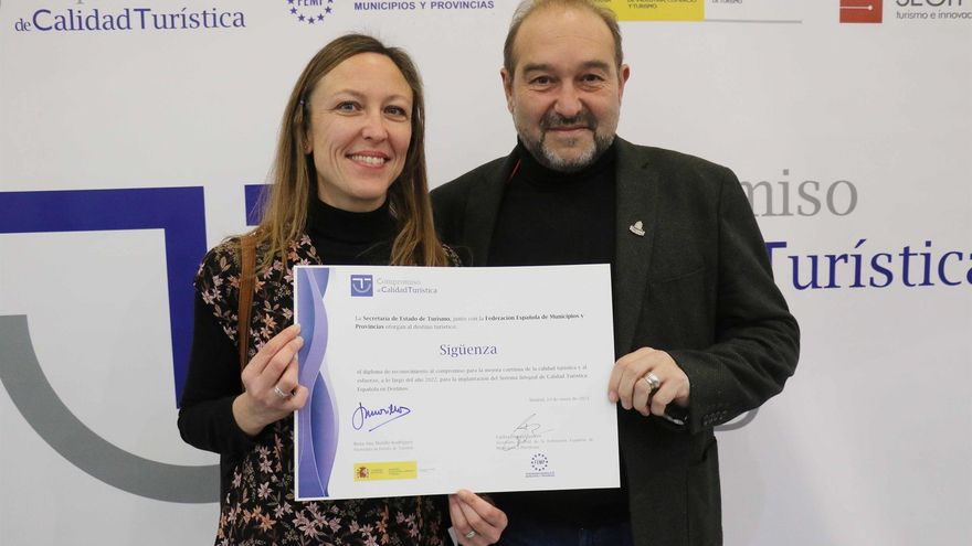 Sigüenza, primer destino de Guadalajara reconocido por su compromiso con la calidad turística