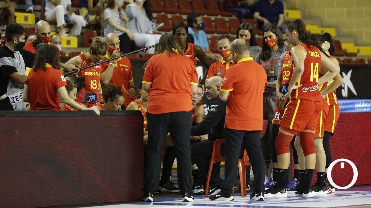 Las imágenes del España - Bélgica