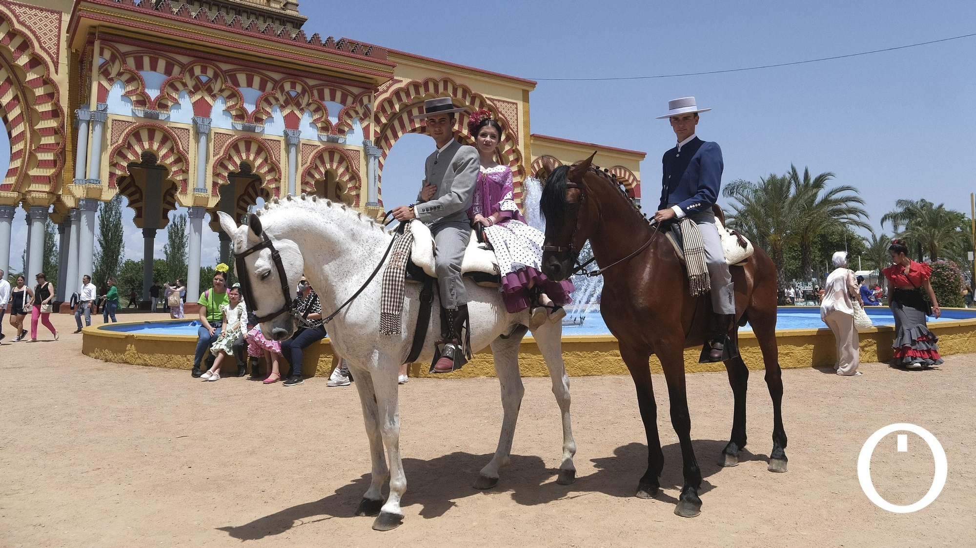 Ambiente de jueves en la feria de Córdoba.