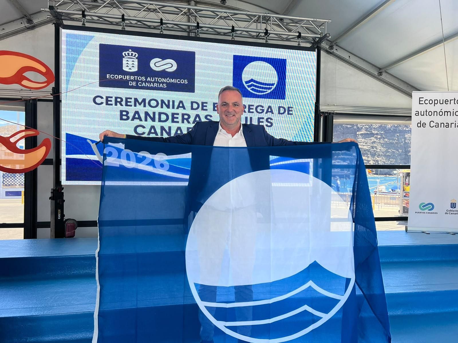 Tazacorte recoge la Bandera Azul 2026.