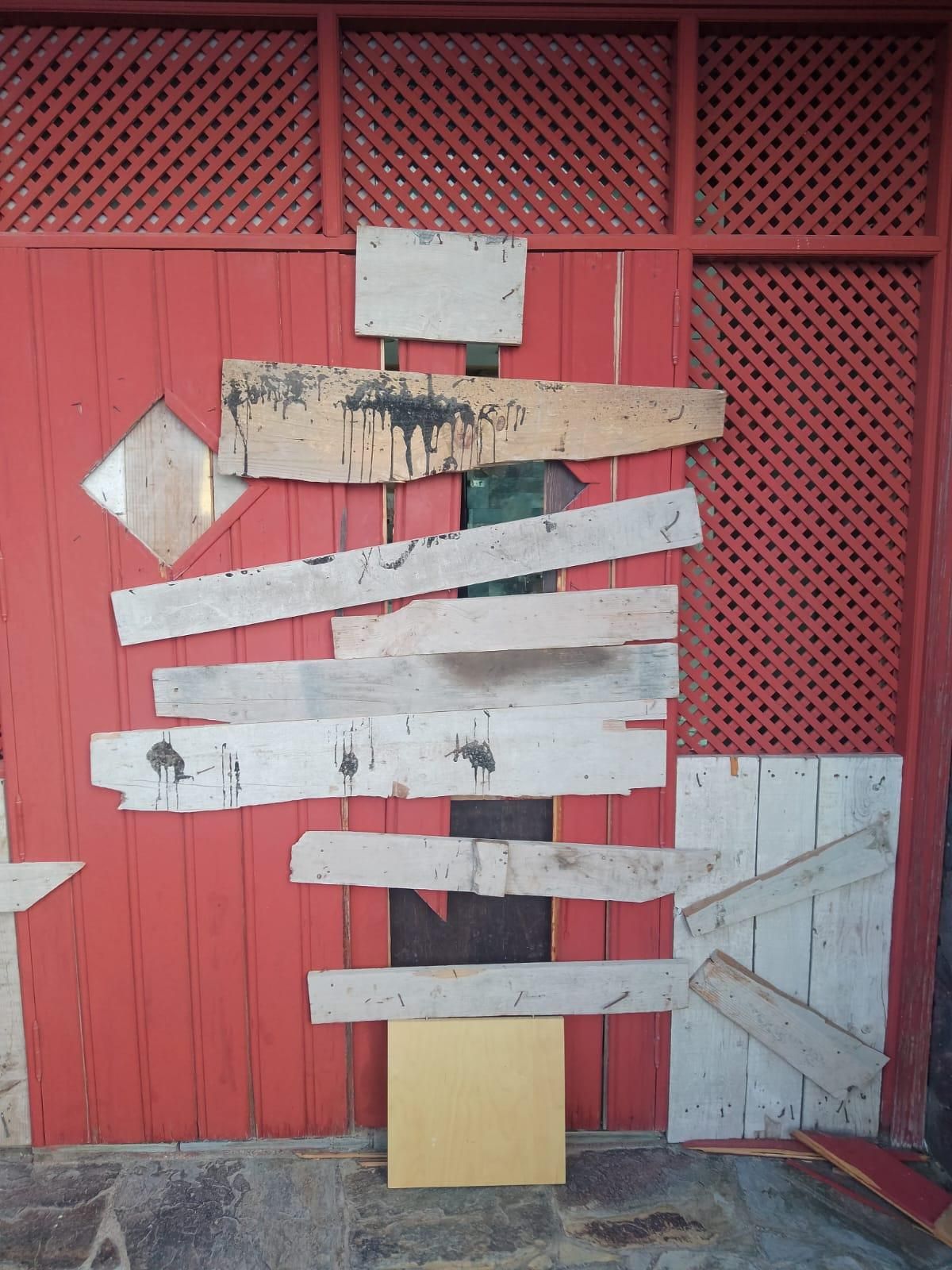 Estado de otro de los accesos en La Centinela.