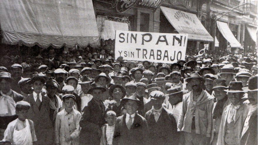 Fotografia de la huelga de la Canadiense