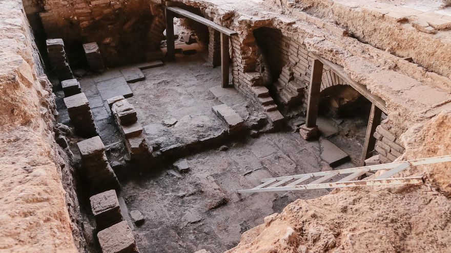 Las excavaciones en la Casa del Anfiteatro de Mérida sacan a la luz un "descomunal” espacio de termas públicas