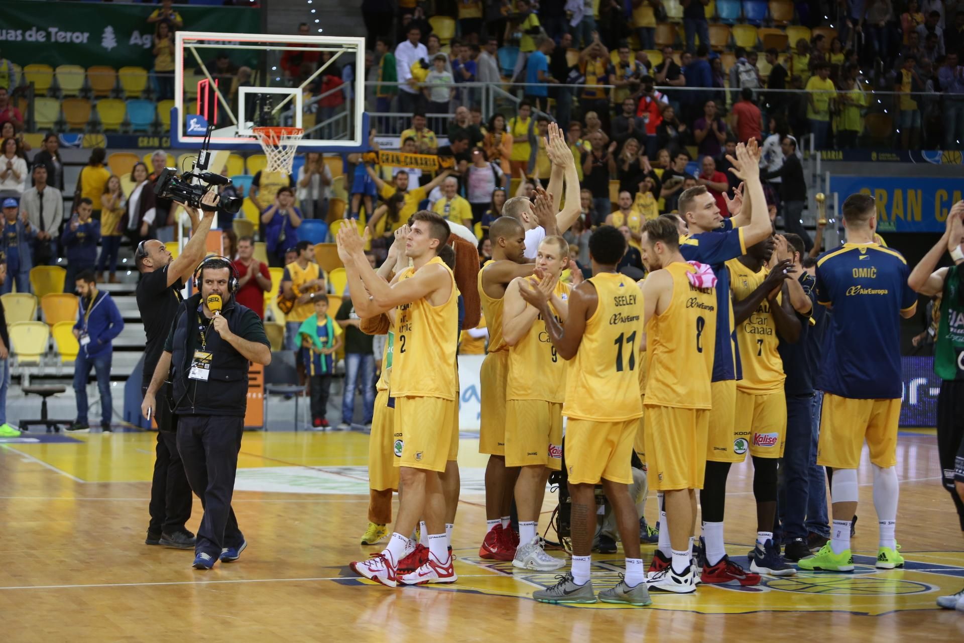 Partido entre el Herbalife Gran Canaria y el FIAT Joventud disputado en el Gran Canaria Arena.