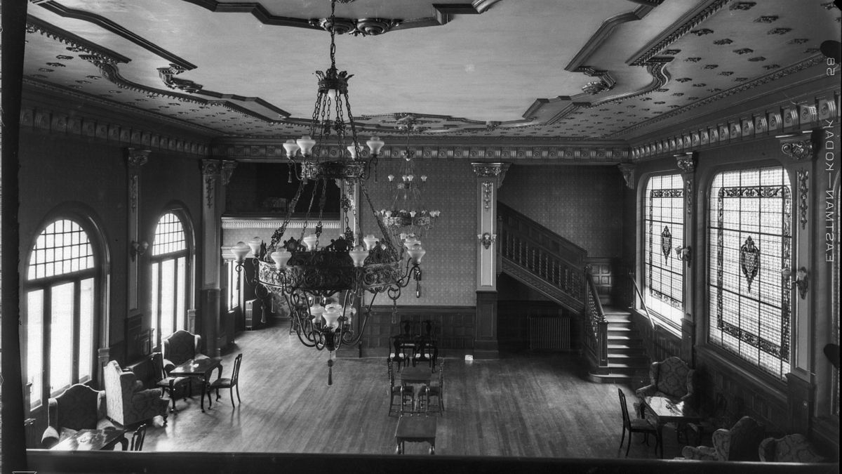 Aspecto del Casino Gran Peña en 1925