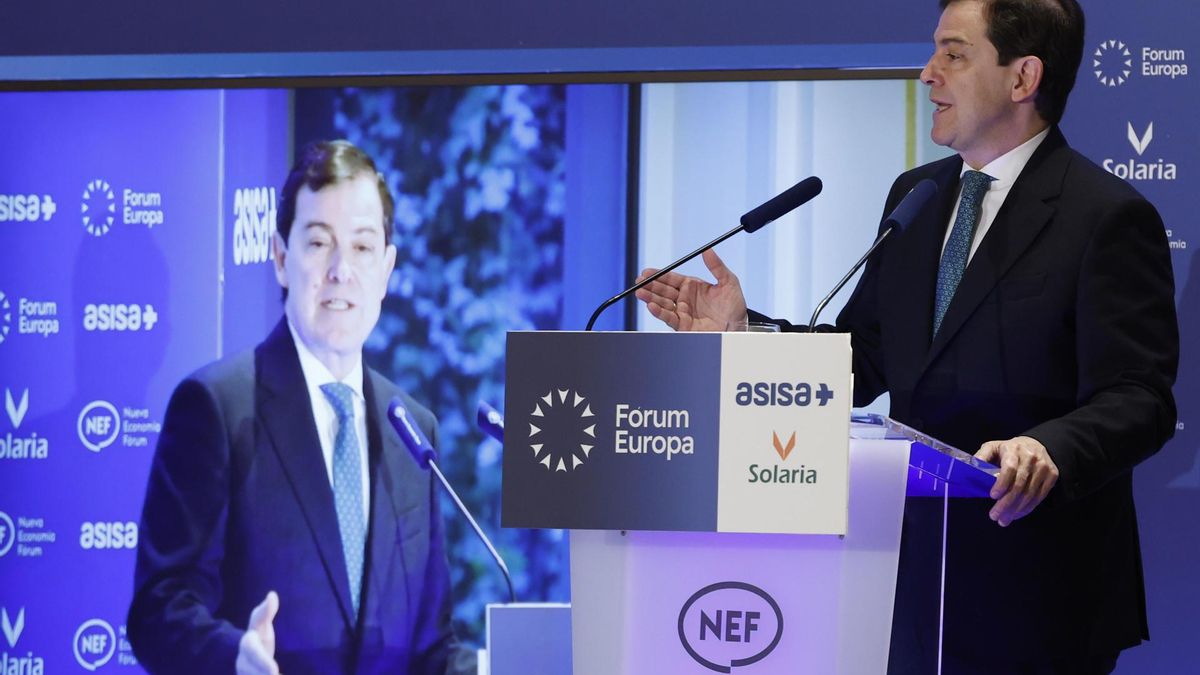 Mañueco anuncia "impuestos cero para poder vivir en los pueblos" al tiempo que presume de servicios públicos