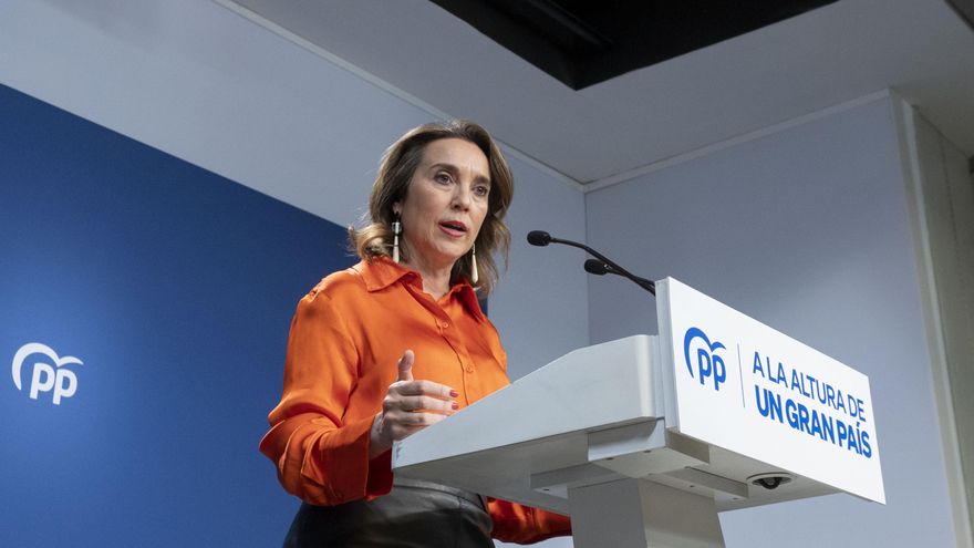 La secretaria general del PP y portavoz del Grupo Popular en el Congreso de los Diputados, Cuca Gamarra.