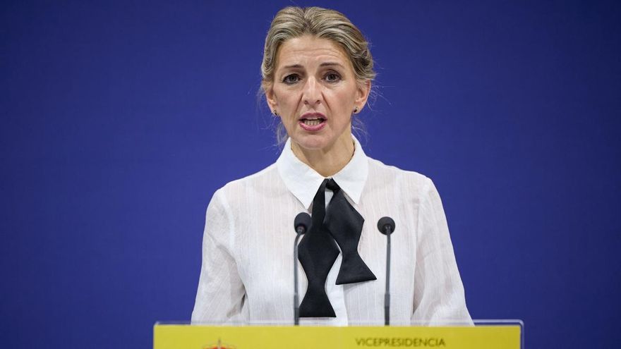 Archivo - La vicepresidenta segunda y ministra de Trabajo y Economía Social, Yolanda Díaz