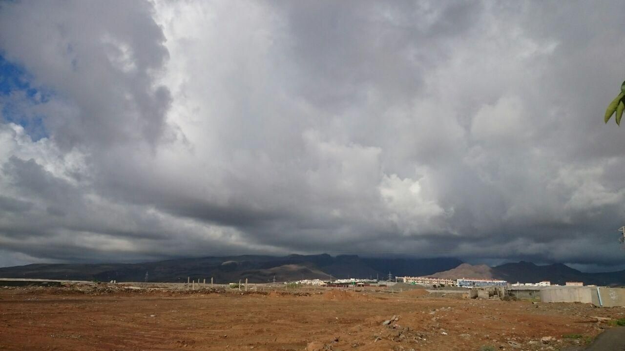 Panorámica del cielo en Gran Canaria.