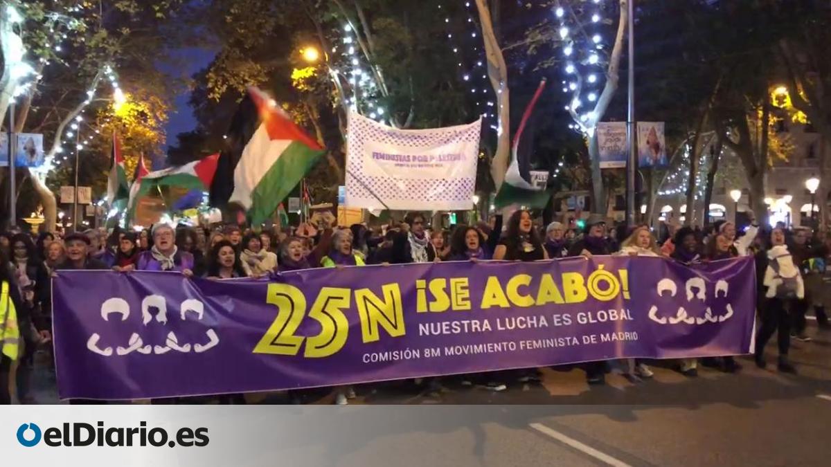 Comienza la manifestación del 25N convocada por la Comisión 8M en ...