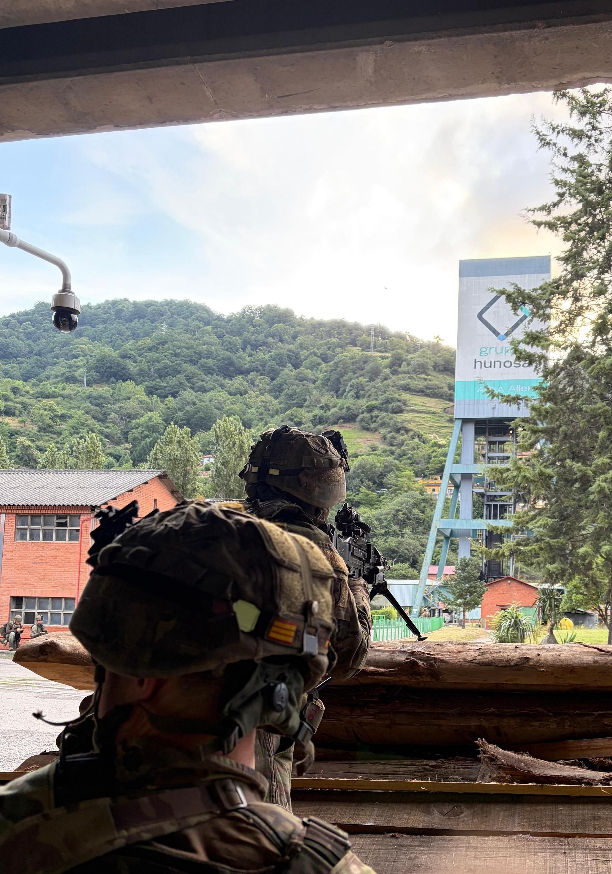 Los ejercicios militares en el Pozo Santiago concluyen este viernes.