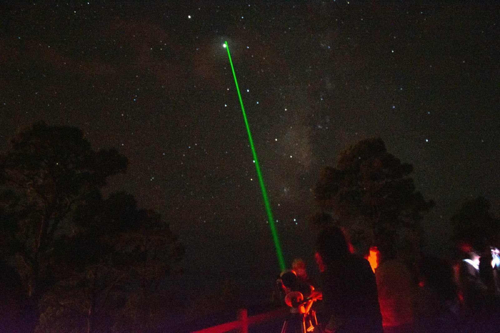 Observación del cielo estrellado.