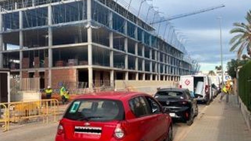 Vista de una de las construcciones.