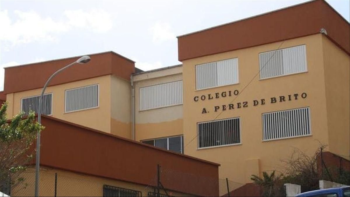Imagen de archivo del colegio Anselmo Pérez de Brito, en  Santa Cruz de La Palma.