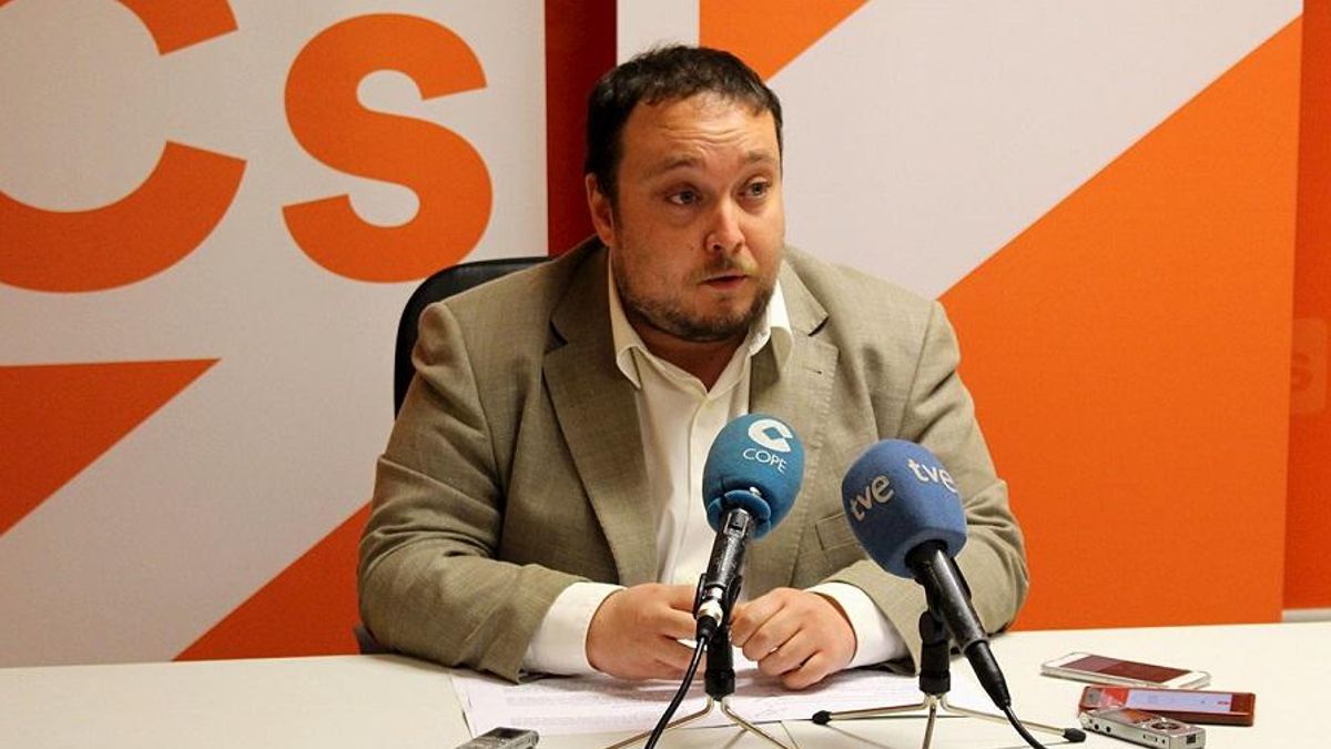 Rubén Gómez, portavoz parlamentario de Ciudadanos Cantabria.