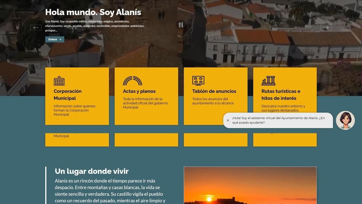 INPRO impulsa una nueva generación de portales municipales con el estreno de la web de Alanís