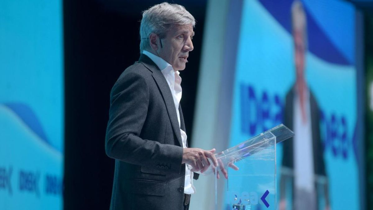 La palabra del ministro de Economía, Luis Caputo, en el coloquio de IDEA está prevista para el viernes 2 de octubre a las 13.