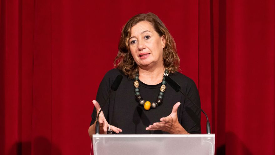 Armengol expresa su "respeto absoluto" a la decisión del Consell de Mallorca sobre el patrocinio de Son Moix