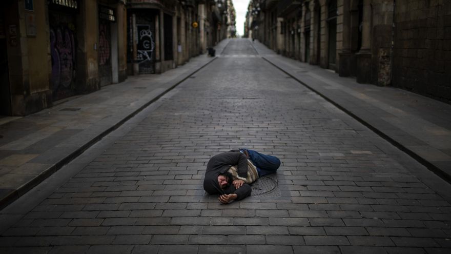 Sin casa durante el confinamiento