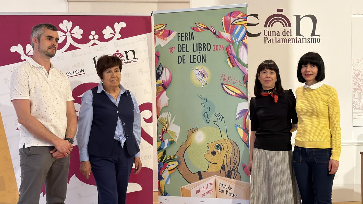 Acto de presentación de la Feria del Libro de la ciudad de León.