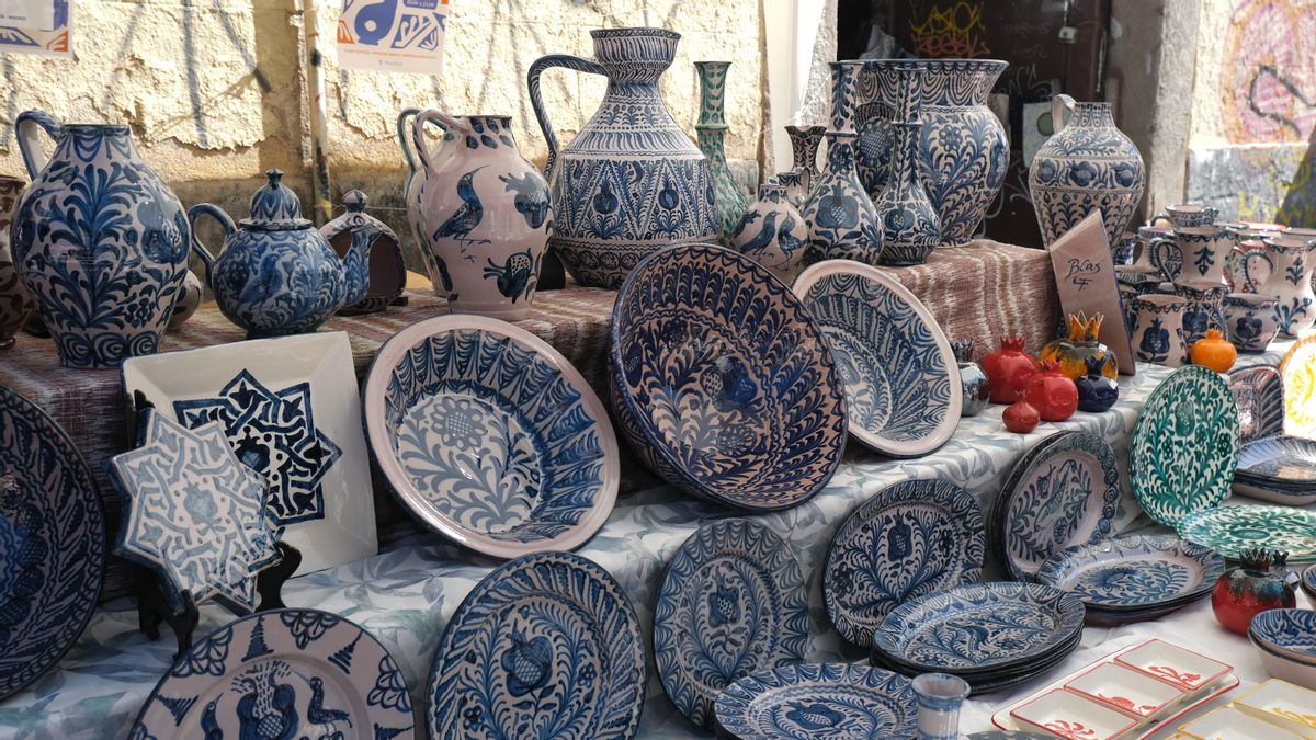 Creaciones expuestas en la Feria de la Cacharrería