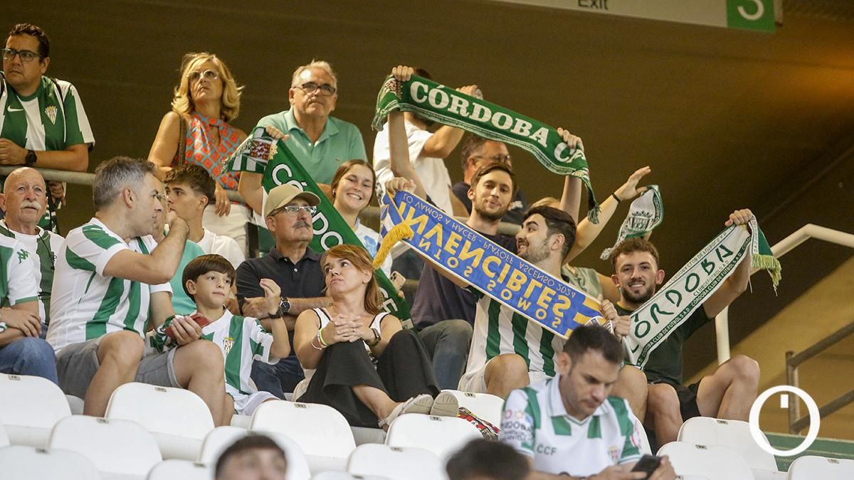 Grada Blanquiverde del Córdoba CF - Málaga CF