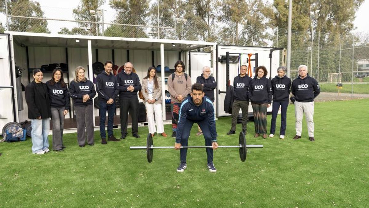 Inauguración del nuevo gimnasio de Rabanales.