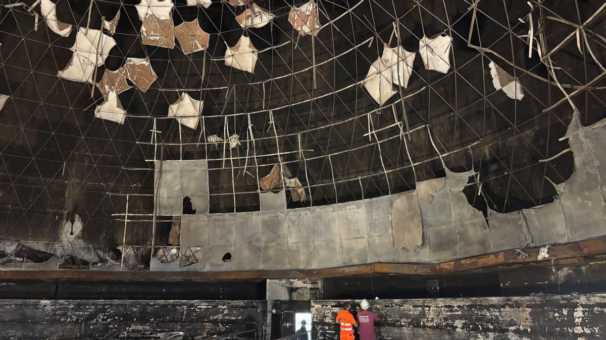 Comienza la reconstrucción del planetario de Pamplona tras el incendio que sufrió en enero