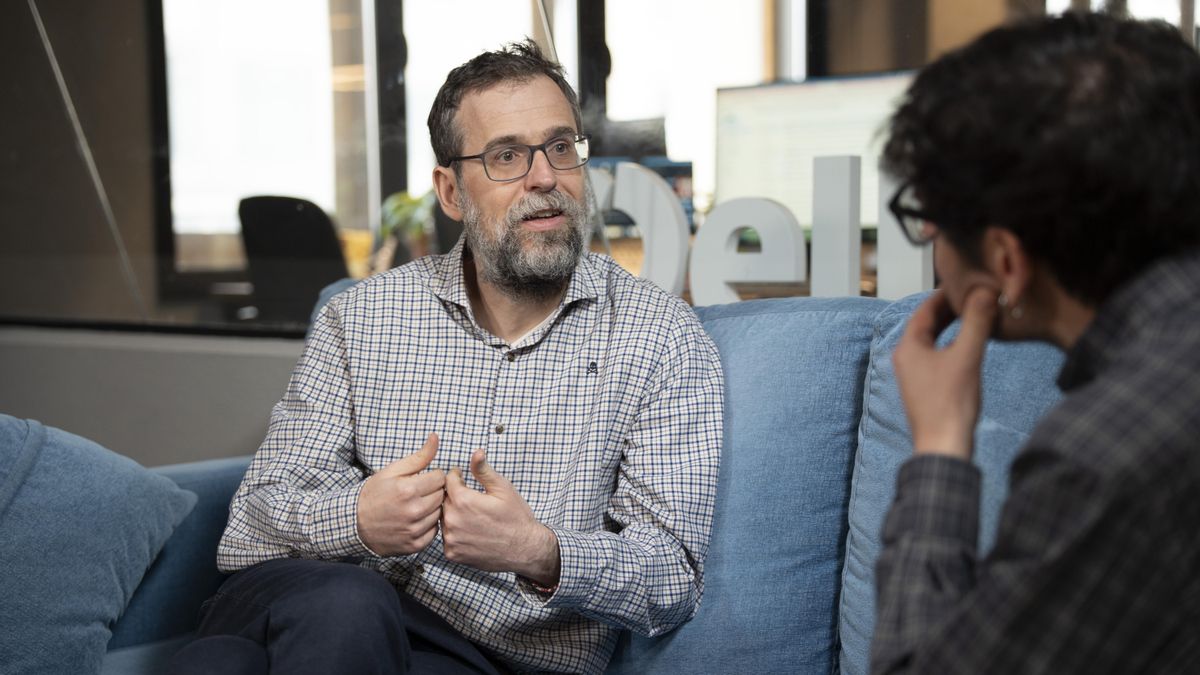 Fernández, durante la conversación con elDiario.es.
