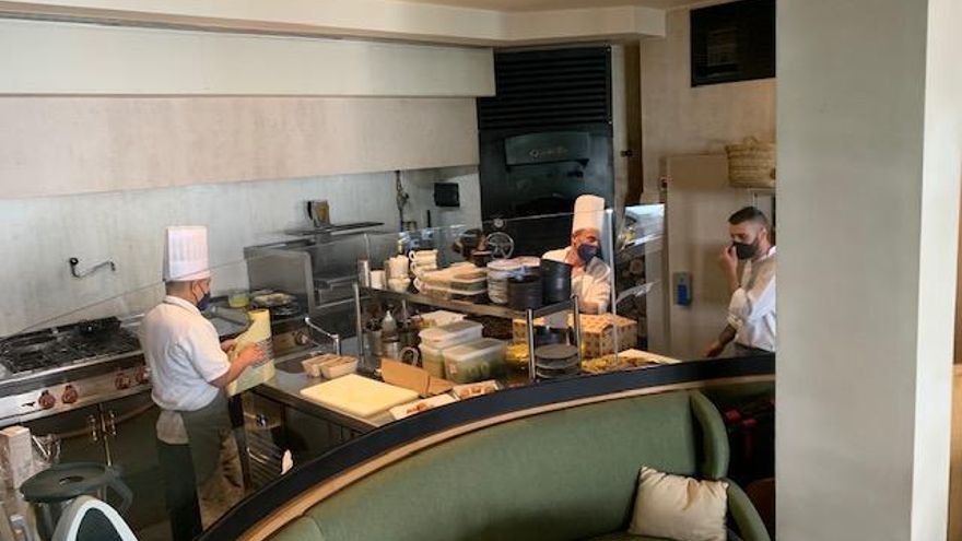 Cocina a la vista de Coquetto