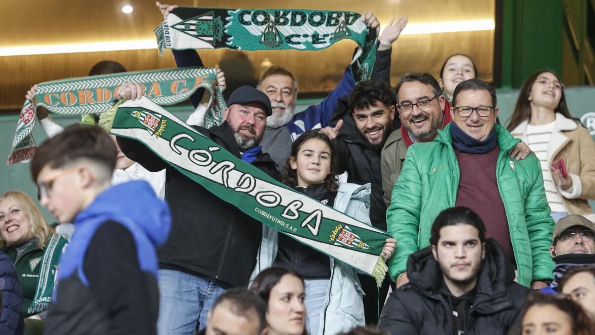 Grada Blanquiverde del Córdoba CF - Burgos CF