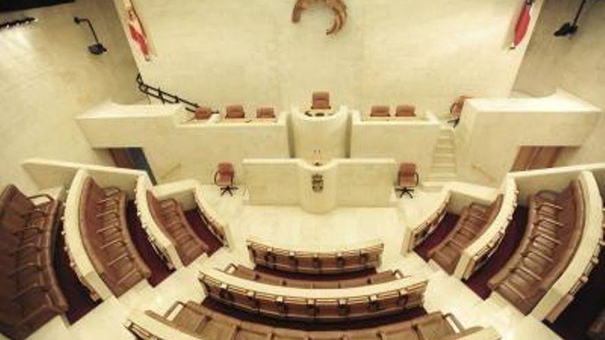 Archivo - Hemiciclo del Parlamento de Cantabria