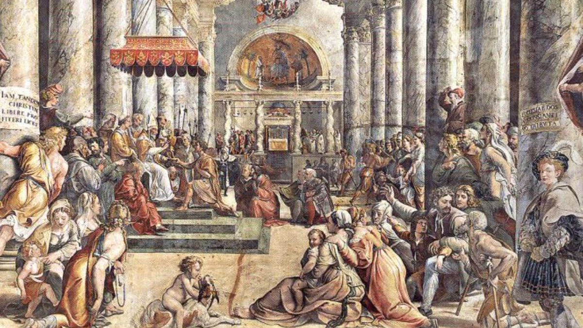 La supuesta autoridad imperial alimentó las reclamaciones territoriales pontificias