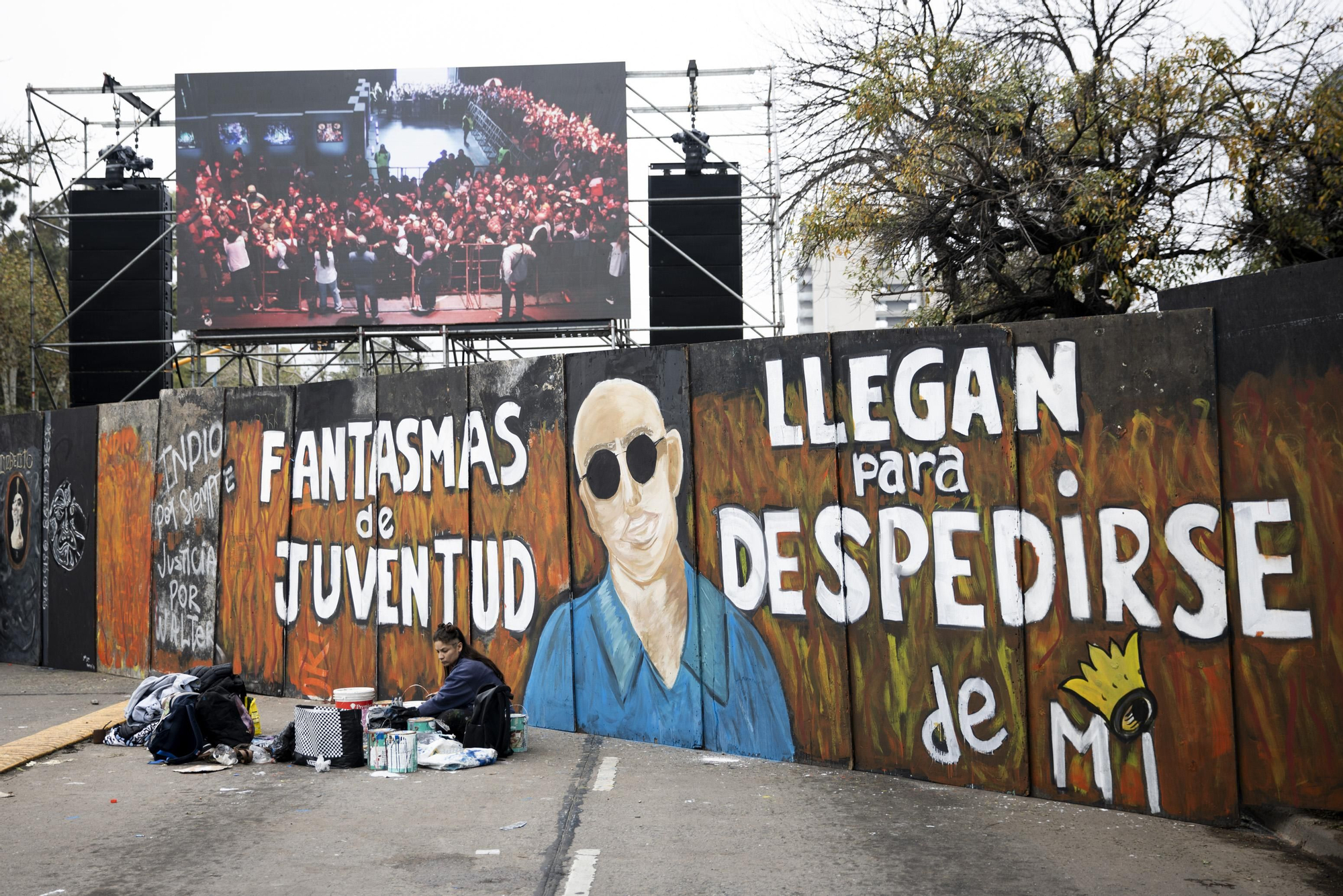 Emoción, respeto, homenajes y un eterno "gracias": la despedida al Indio Solari, en fotos
