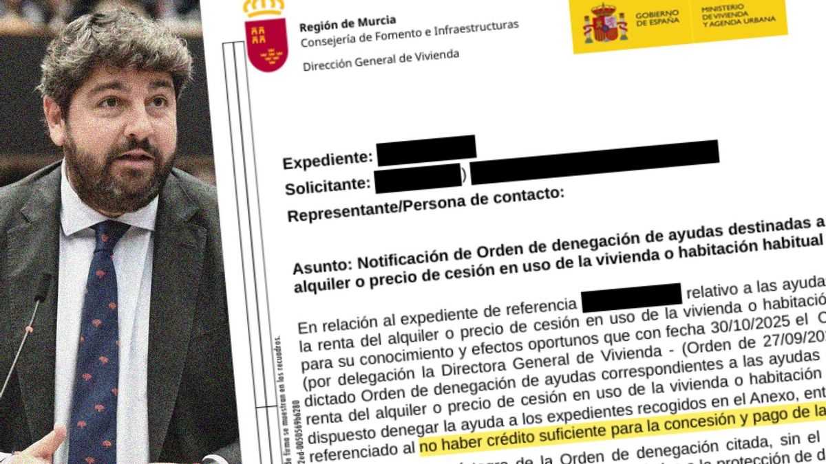 Murcia deniega las ayudas al alquiler para jóvenes por falta de fondos:  “¿En qué se han gastado el presupuesto?"