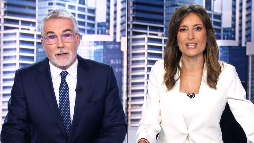 David Cantero y Leticia Iglesias se despidieron en 'Informativos Telecinco' rumbo al fin de semana