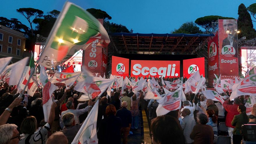 La centroizquierda en Italia confía en un vuelco de los sondeos: “Luchar hasta el último voto”