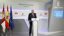 El vicepresidente primero en funciones, José Luis Martínez Guijarro