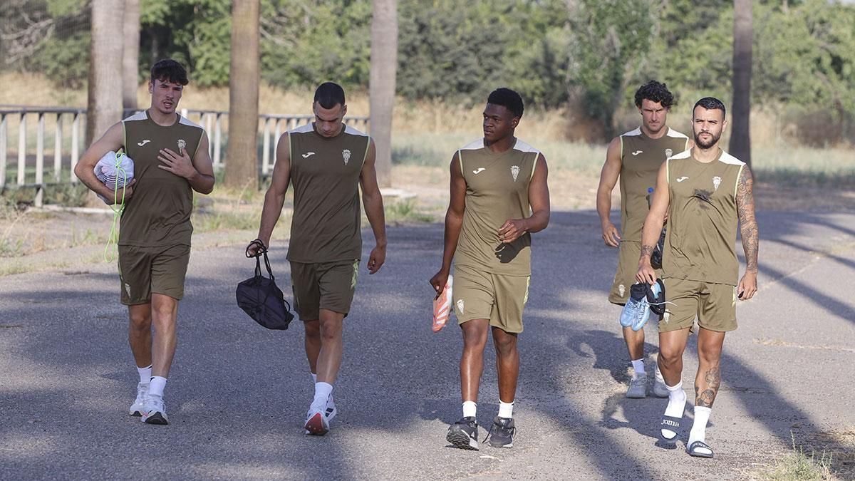 Primer entrenamiento de pretemporada del Córdoba CF, en imágenes