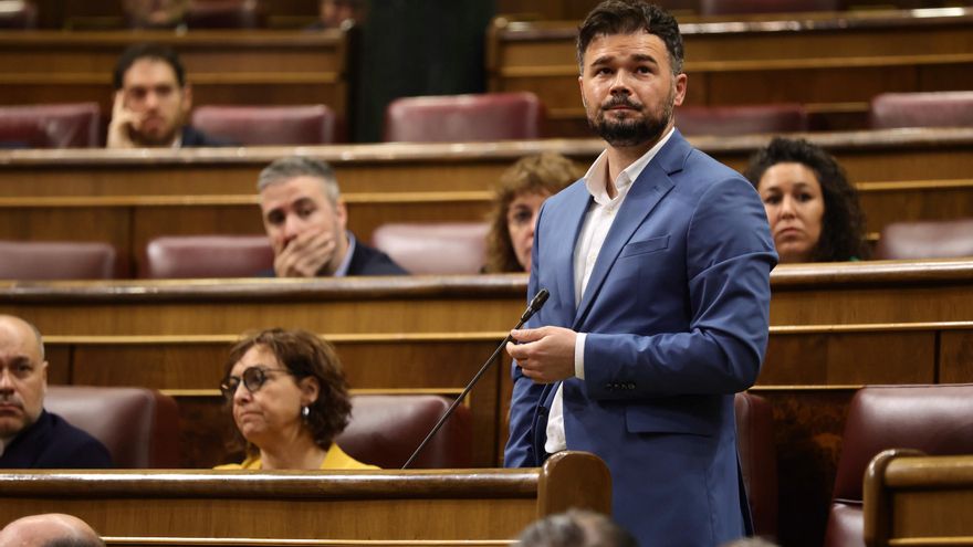 El portavoz de Esquerra Republicana (ERC) en el Congreso, Gabriel Rufián