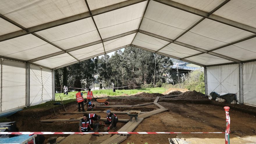 Hallan restos de seis republicanos en la fosa común de La Lloba en Asturias y se calcula que podría haber otros 22 más