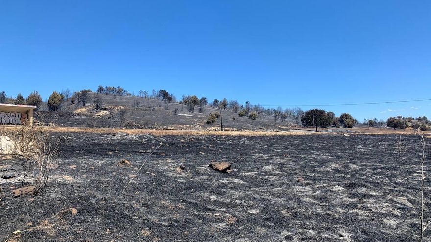 Un campamento cristiano, casas arrasadas y vacas en el monasterio de Silos: los montes de Burgos se enfrentan al primer gran incendio del verano