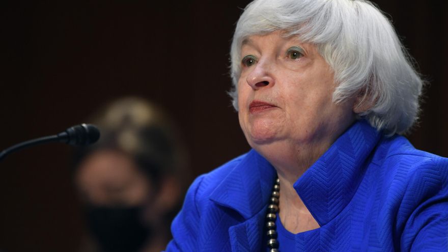 La secretaria del Tesoro de EE.UU., Janet Yellen, en una fotografía de archivo. EFE/Matt McClain/Pool