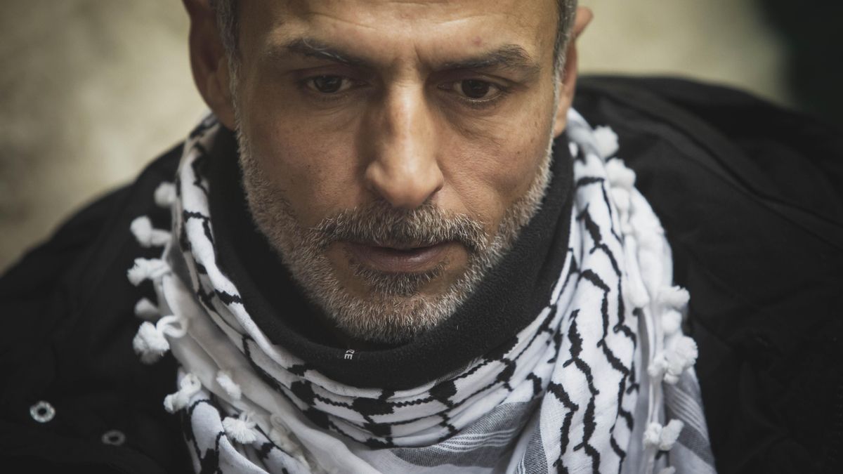 Ibrahim Abayat, en la Casa Palestina de Zaragoza