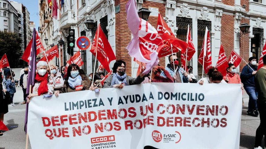 Manifestación en Albacete